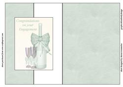 Congratulations on Your Engagement Fold Back