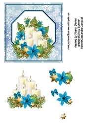 christmas candles step by step 3