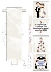 Just Married Waterfall Sheet