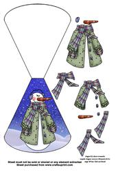 Snowman Wobble Card