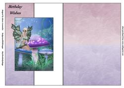 Fairy Spells Fold Back Sheet