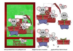 Christmas Mice Step by Step