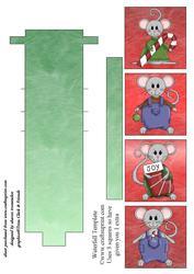 Christmas Mice Waterfall Sheet