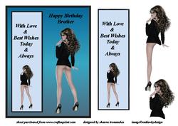 Birthday Brother Step by Step with Bookmark