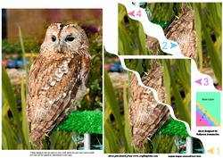 Tawny Owl Wavy Corner Side Stacker