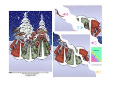 Snow Friends Wavy Edge Corner Side Stacker