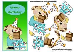 Teddy Bear Birthday Step by Step