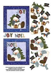 Joy & Noel Snowman Toppers with Layers