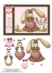 With Love Bunny Step by Step