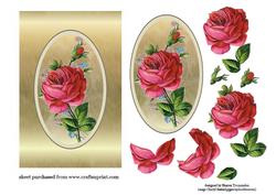Single Rose Step by Step