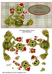 Christmas Dragon Step by Step