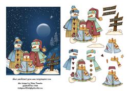 Frosty Friends Step by Step