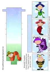 Cute Bugs Waterfall Sheet