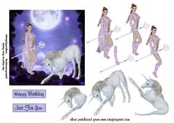 Elf and Unicorn Step by Step