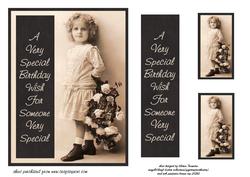 Very Special Birthday Wish Card Front