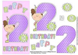 2nd Birthday Girl Step by Step