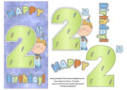2nd Birthday Boy Step by Step