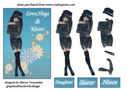 Love Hugs and Kisses Step by Step