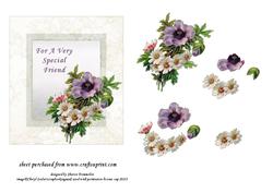 Flowers for a Special Friend Step by Step