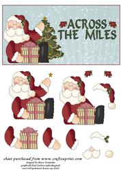 Across the Miles Santa Step by Step