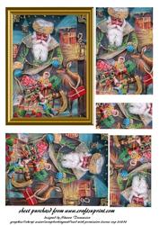 Visit from Santa Pyramid Sheet