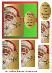 Missing You This Christmas Pyramid Sheet
