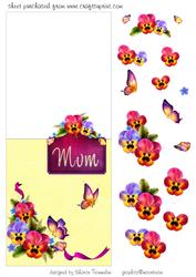 Mum Pansy's Over the Edge Sheet