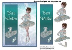 Best Wishes Ballerina Step by Step with Bookmark