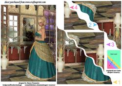 Beauty Wavy Corner Side Stacker