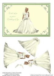 Beautiful Bride in Frame Step by Step
