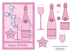 happy 40th step by step