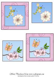 Dragonfly and Butterfly Toppers