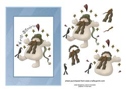 Snowman and Crow Step by Step