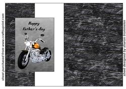 Happy Father's Day Fold Back