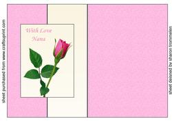 With Love Nana Fold Back