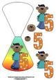 Birthday Boy Age 5 Wobble Card