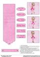 Little Girl in Pink Waterfall Sheet