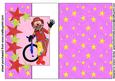 Girl Clown Fold Back Sheet