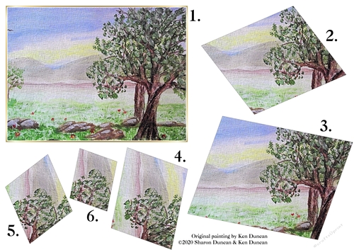 On His Travels - Twisted stacker - Scenic View - Apple Trees