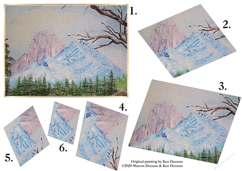 On His Travels - Twisted stacker - Scenic View - Snowy Mountains