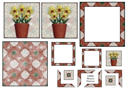 Flowerpot Toppers and Accessories - Sheet 9