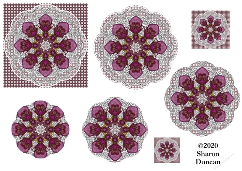 Doily Layered Toppers - Sheet 6