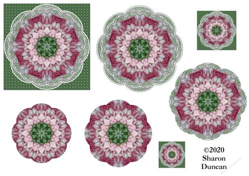 Doily Layered Toppers - Sheet 11