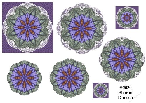 Doily Layered Toppers - Sheet 13