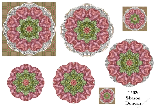 Doily Layered Toppers - Sheet 14