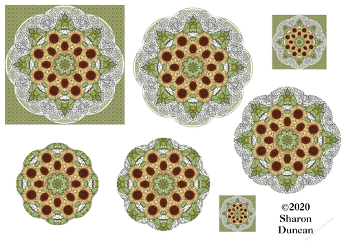 Doily Layered Toppers - Sheet 15