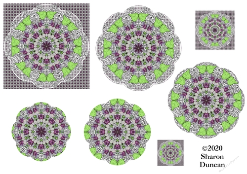 Doily Layered Toppers - Sheet 17