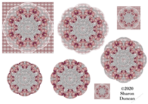 Doily Layered Toppers - Sheet 19