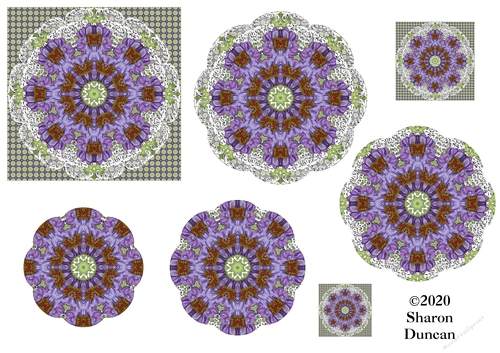 Doily Layered Toppers - Sheet 20
