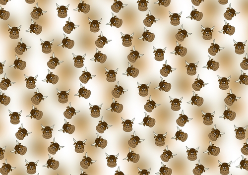 Farmyard Friends Background Paper - Highland Cow